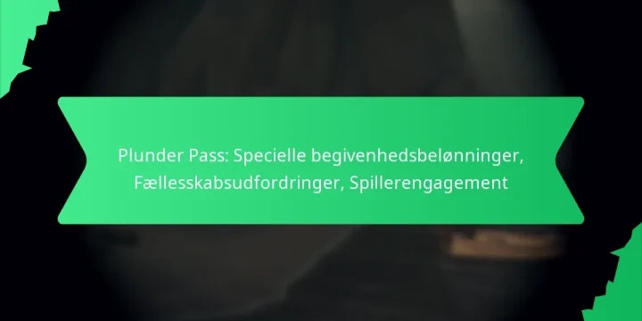 Plunder Pass: Specielle begivenhedsbelønninger, Fællesskabsudfordringer, Spillerengagement