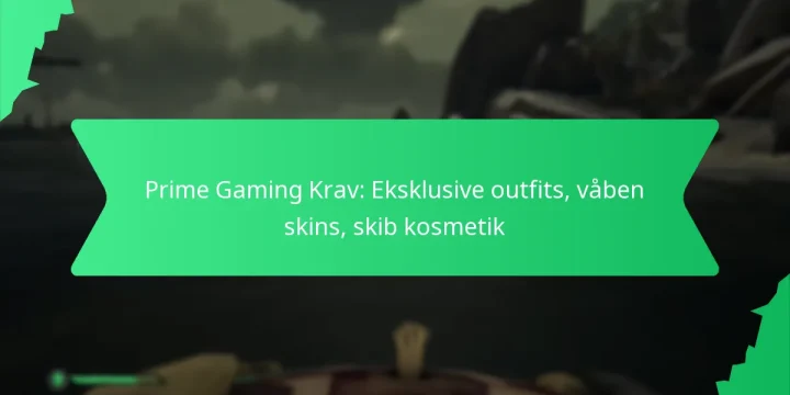 Prime Gaming Krav: Eksklusive outfits, våben skins, skib kosmetik